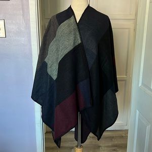 Never used Justfab Poncho Style Ruana.